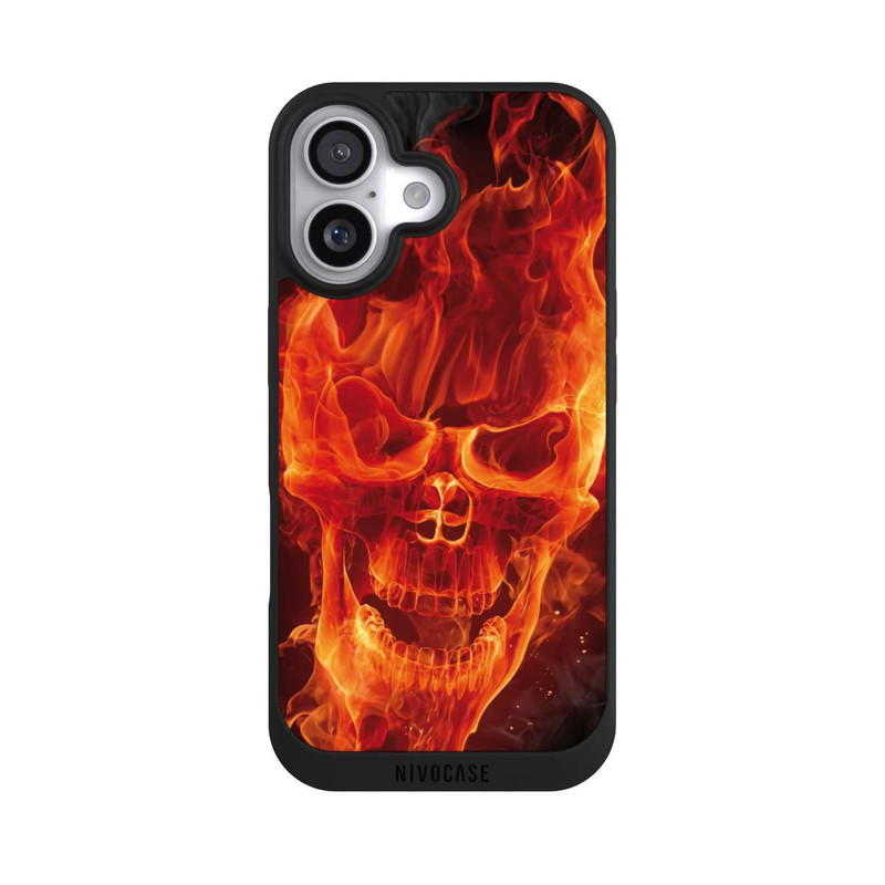 iPhone 17 NIVOpure Crâne en Feu