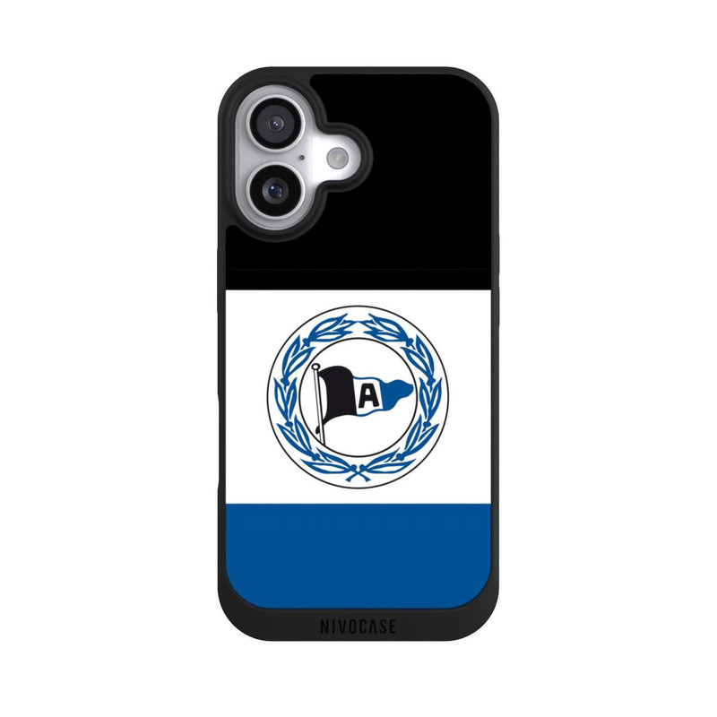 iPhone 17 NIVOpure Arminia Bielefeld schwarz weiss blau