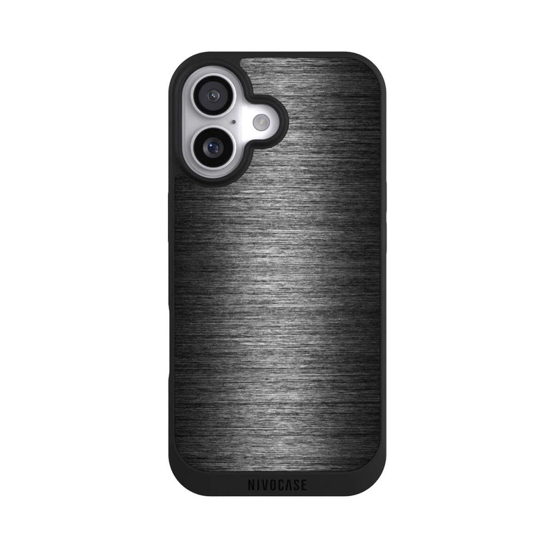 iPhone 17 NIVOpure Aspect Métallique Anthracite