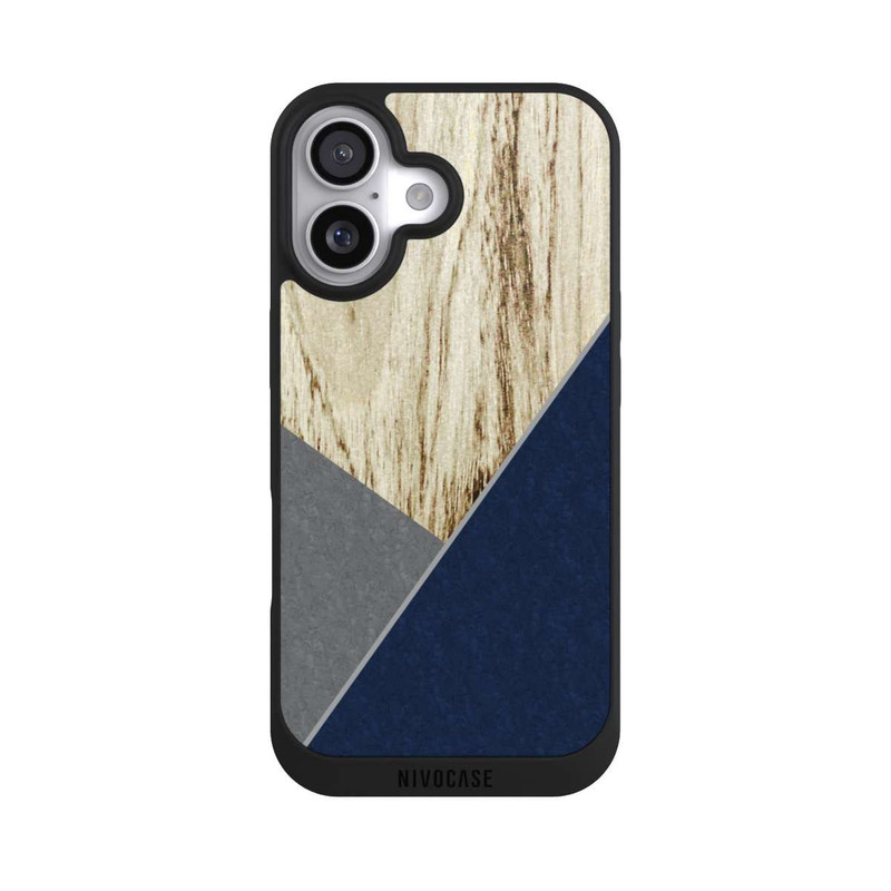 iPhone 17 NIVOpure Grafic Wood Blue