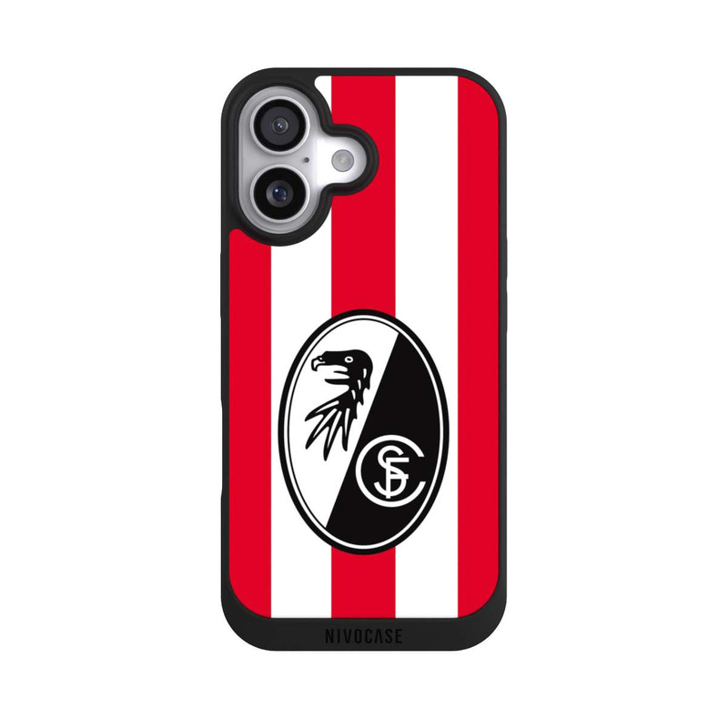iPhone 17 NIVOpure SC Freiburg - Rot Gestreift