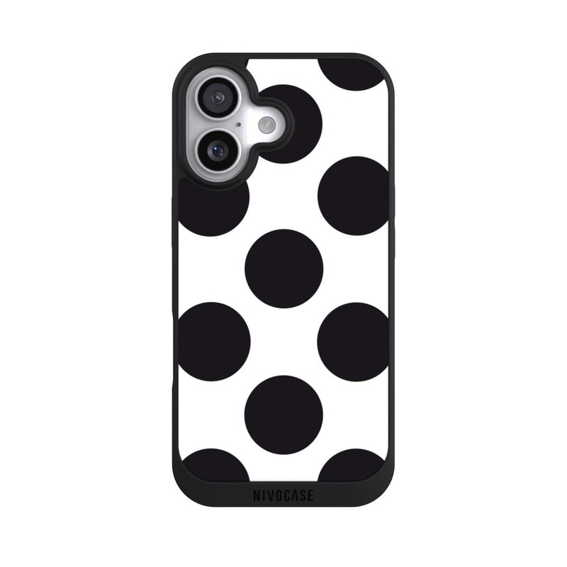 iPhone 17 NIVOpure Gros points - Blanc