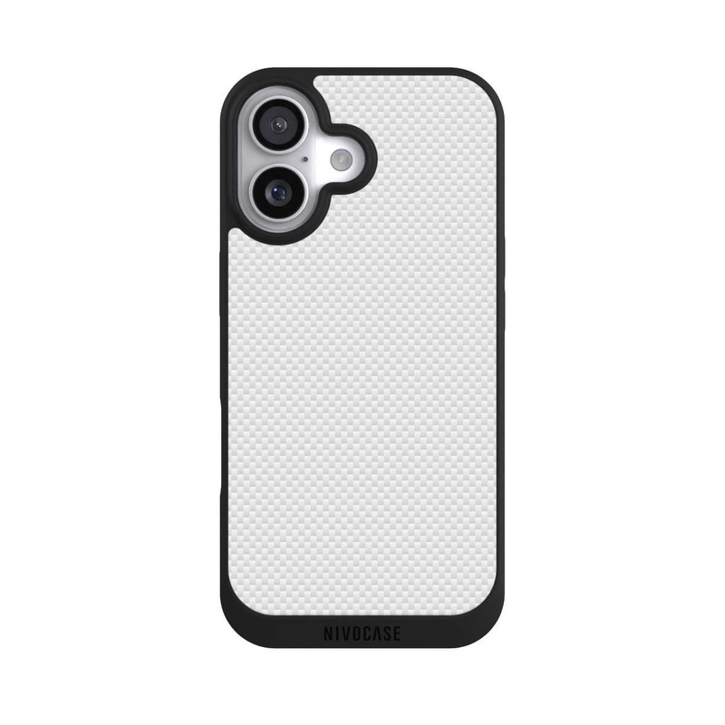 iPhone 17 NIVOpure White Carbon Look