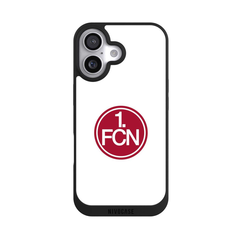 iPhone 17 NIVOpure Weiß mit FCN Logo