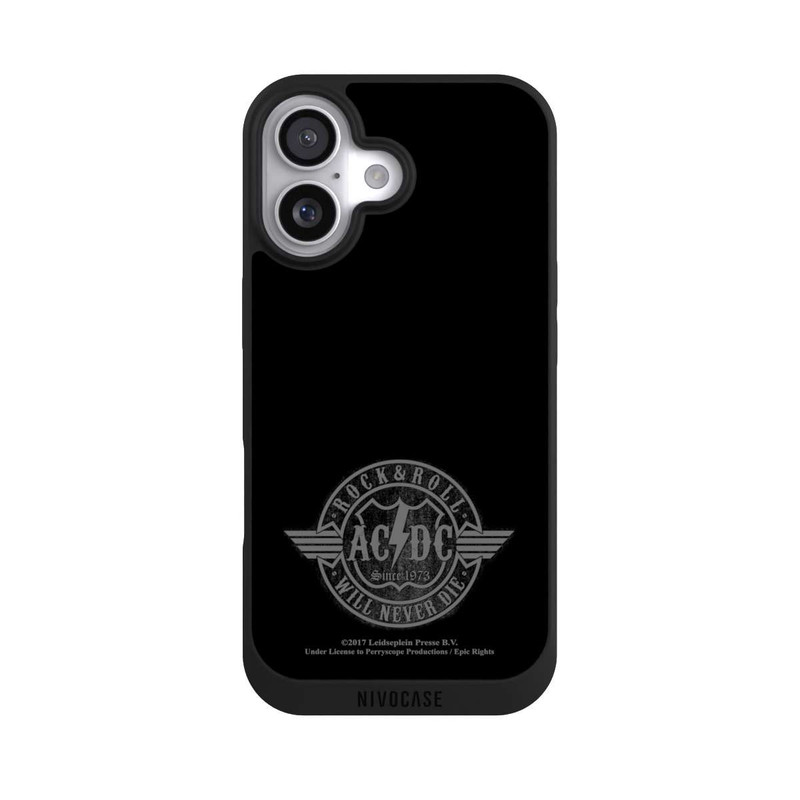 iPhone 17 NIVOpure ACDC Rock and Roll Grau