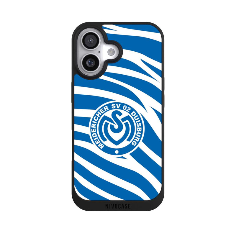 iPhone 17 NIVOpure Blaues Zebra MSV