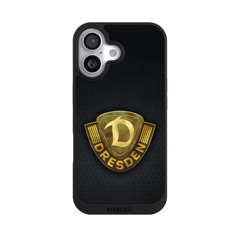 iPhone 17 NIVOpure Goldenes Logo Look Dynamo Dresden