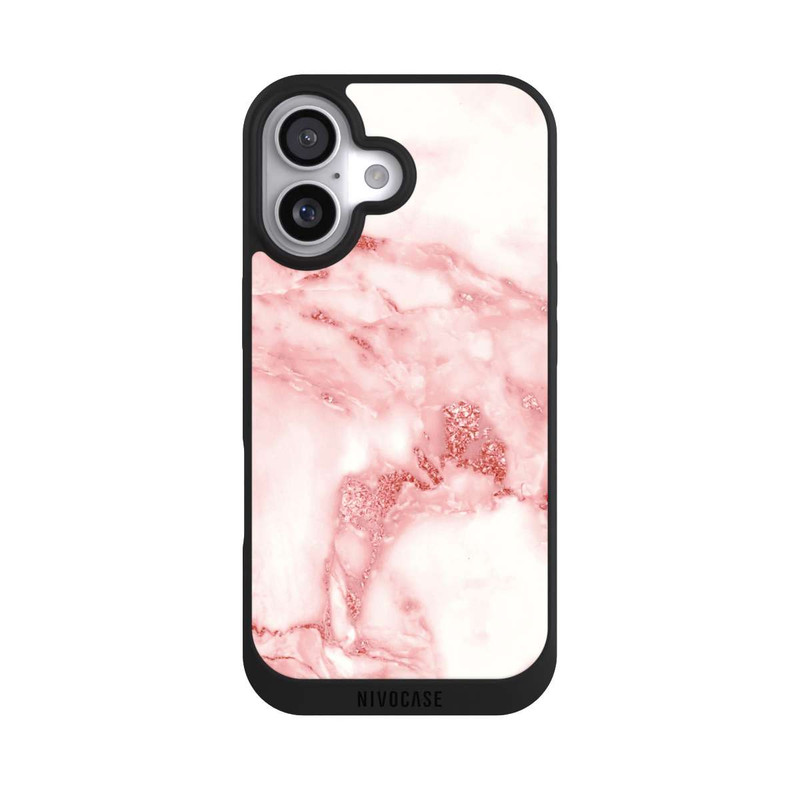 iPhone 17 NIVOpure Marmor rosa und weiß