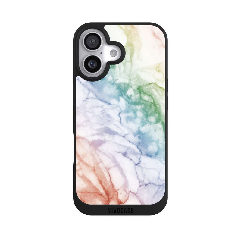 iPhone 17 NIVOpure Marbre Arc-En-Ciel