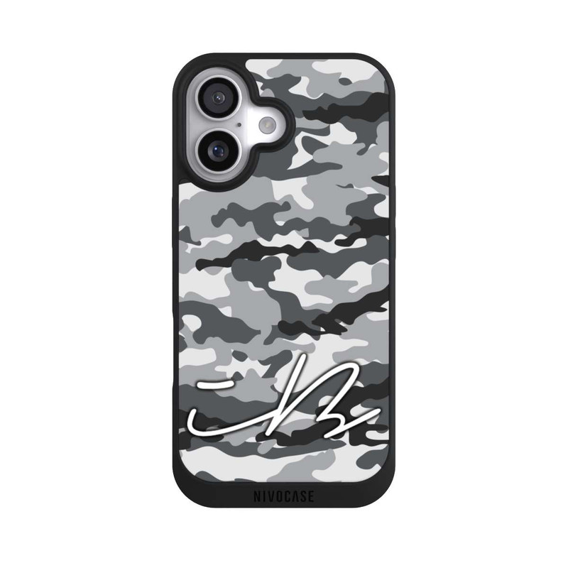 iPhone 17 NIVOpure Camo Grau iBlali