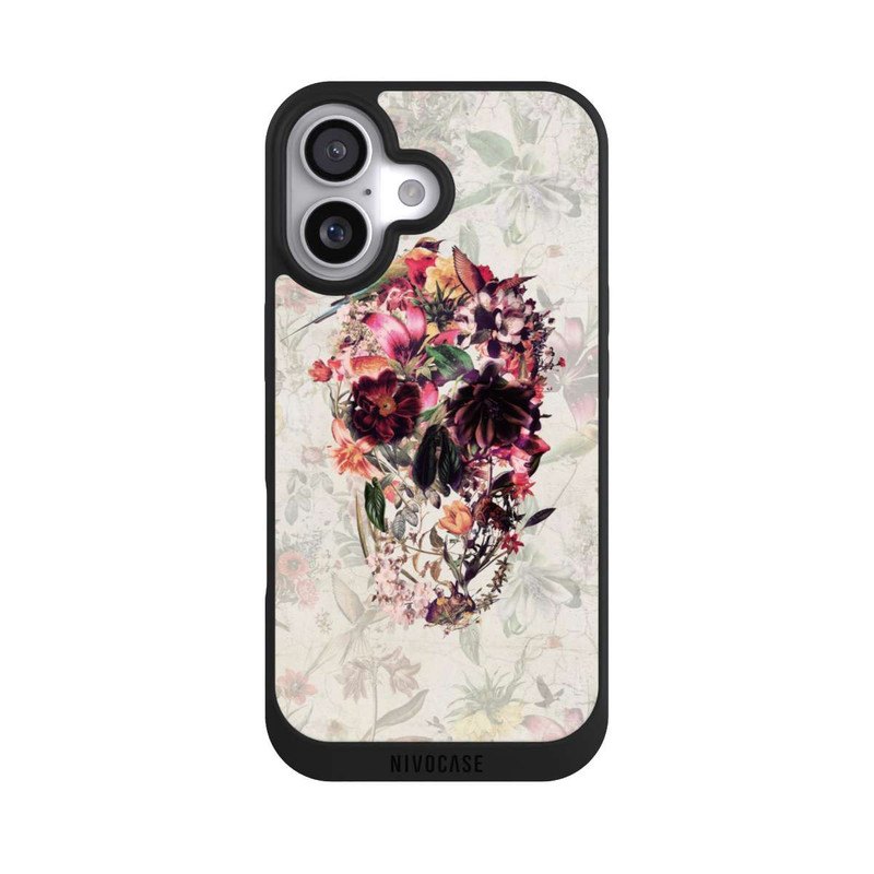 iPhone 17 NIVOpure Blume Vintage Totenkopf