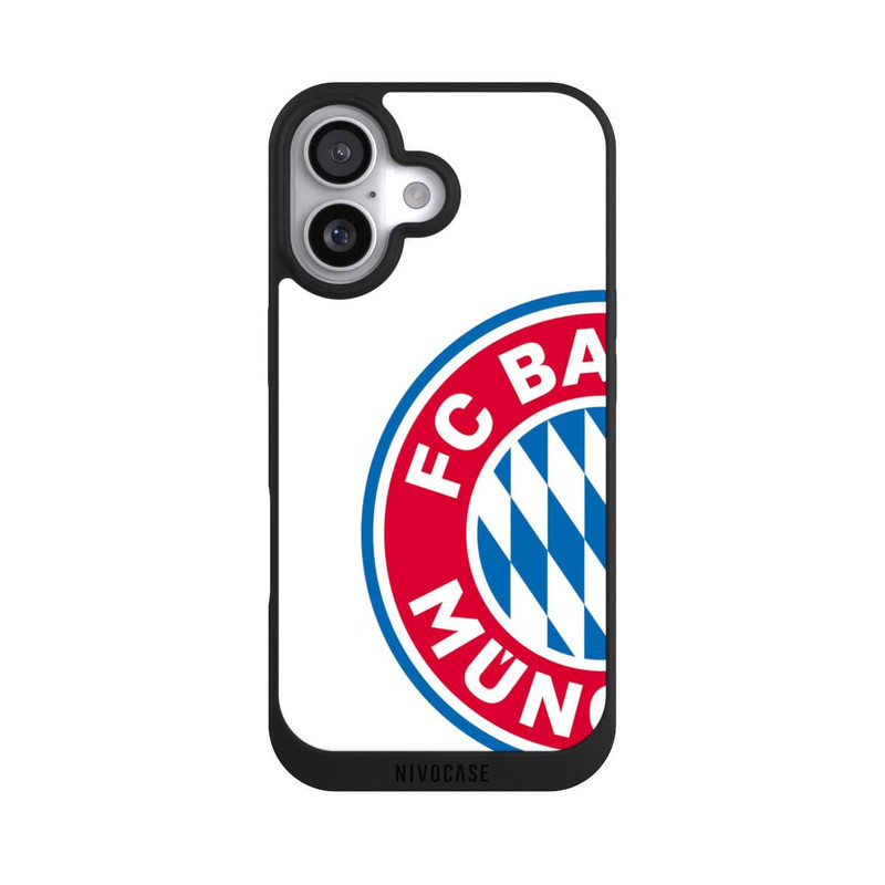 iPhone 17 NIVOpure Großes FCB Logo Weiß