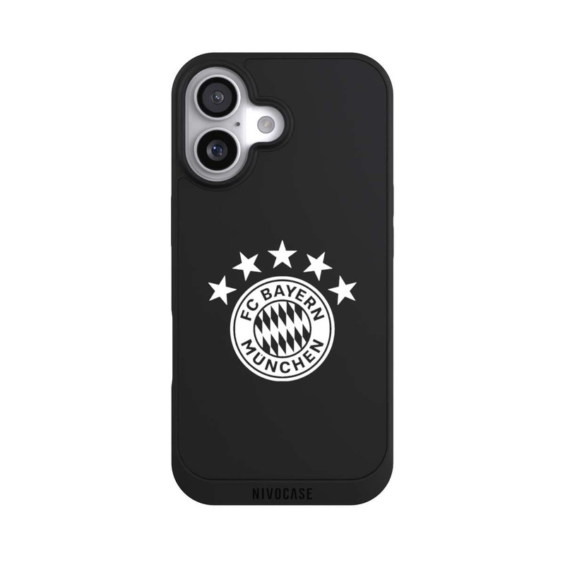 iPhone 17 NIVOpure FCB Logo einfarbig mit Sternen - ohne Hintergrund