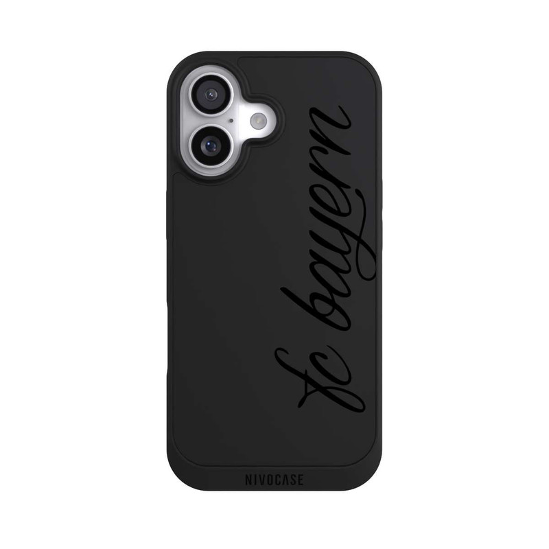 iPhone 17 NIVOpure Schwarzes FCB Girlmotiv - ohne Hintergrund