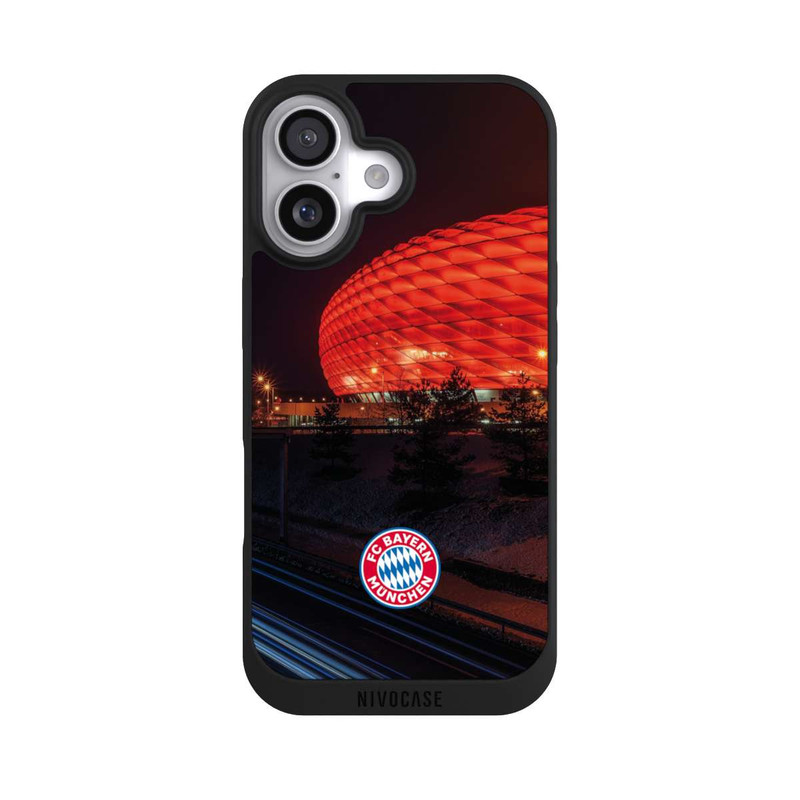 iPhone 17 NIVOpure Allianz Arena bei Nacht FCB