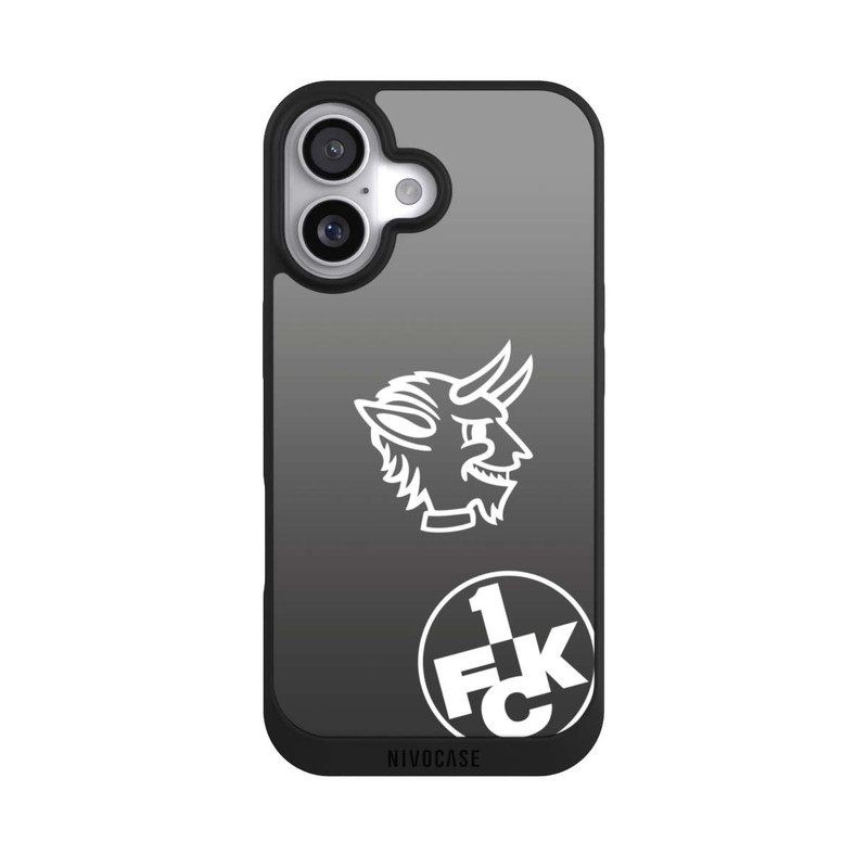 iPhone 17 NIVOpure Teufelskopf FCK auf Schwarz