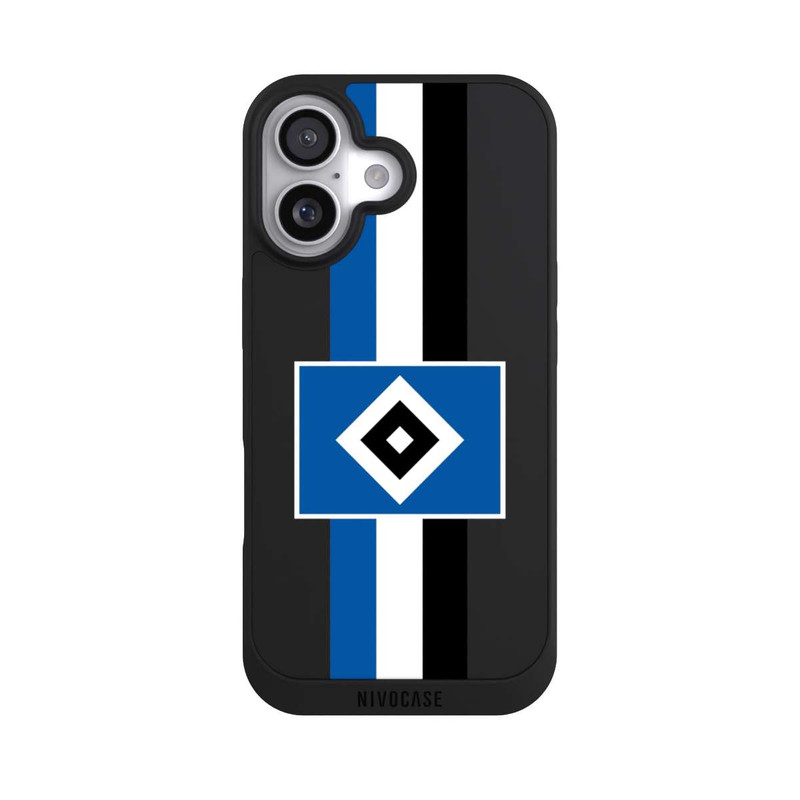 iPhone 17 NIVOpure HSV Streifen - Blau-Weiß-Schwarz - ohne Hintergrund