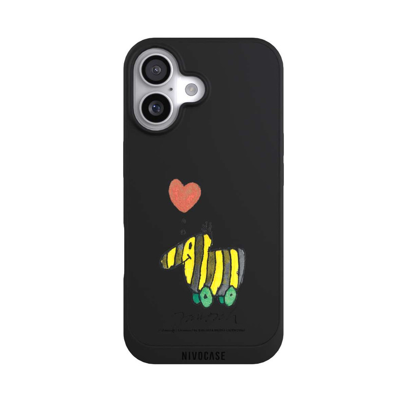 iPhone 17 NIVOpure Tigerente Herz transparent