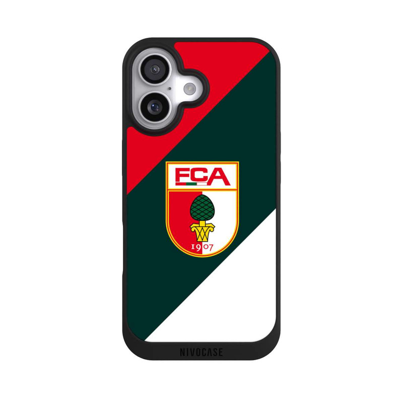 iPhone 17 NIVOpure Weiß-Rot-Gestreift - FCA