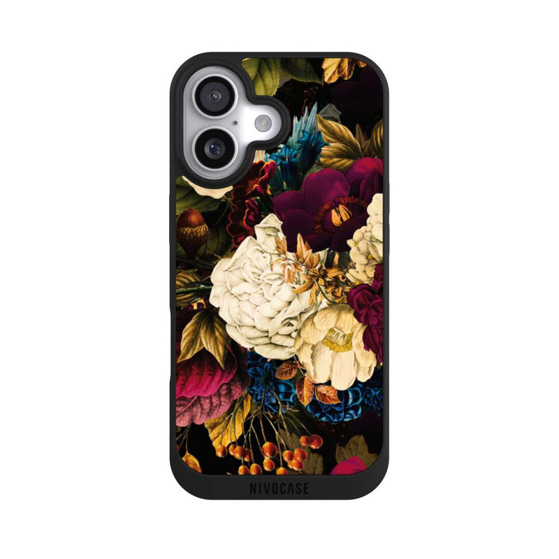 iPhone 17 NIVOpure Fleurs vintage sombres