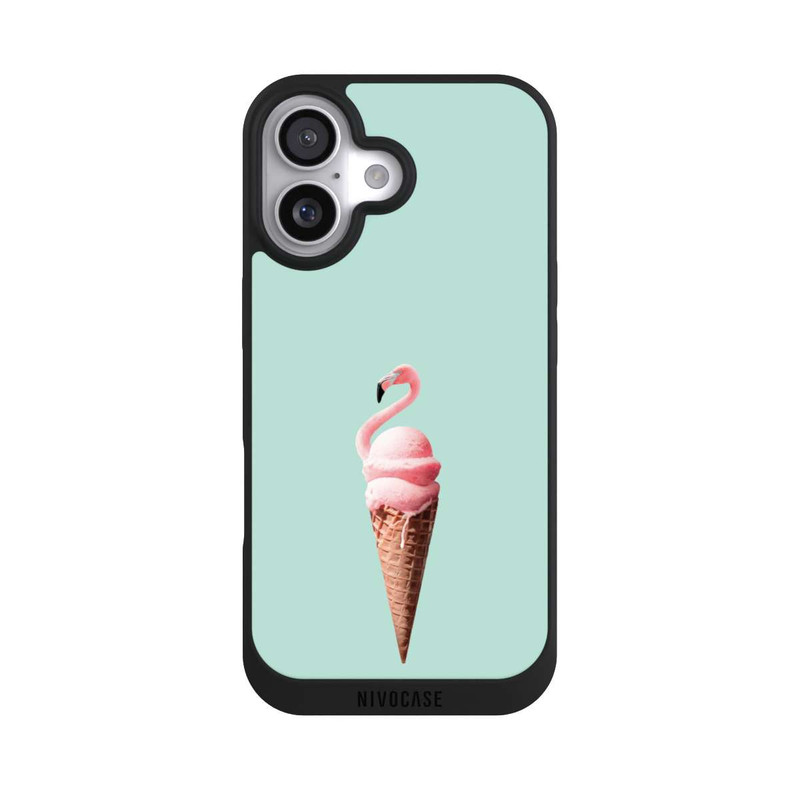 iPhone 17 NIVOpure Glace au flamant rose