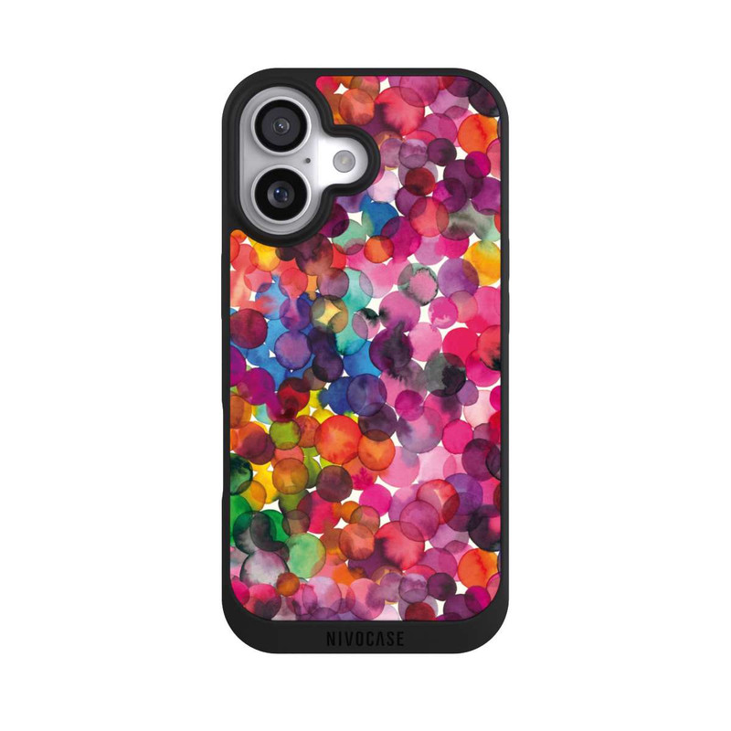 iPhone 17 NIVOpure Überlappende Aquarellpunkte