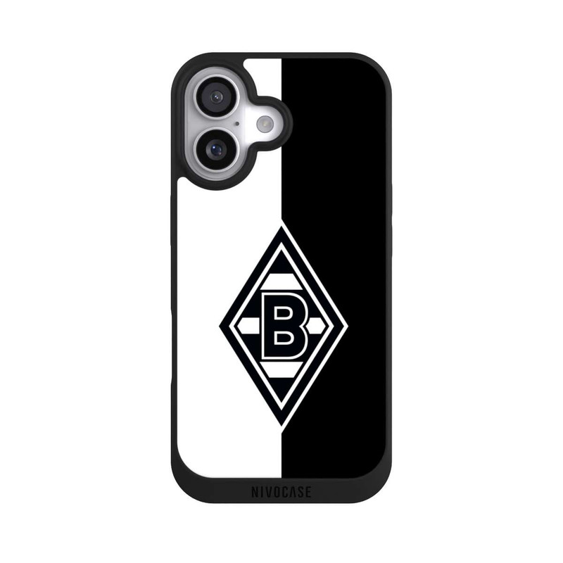 iPhone 17 NIVOpure Borussia Raute Schwarz-Weiss