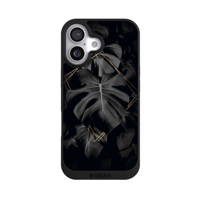 iPhone 17 NIVOpure Feuilles noires