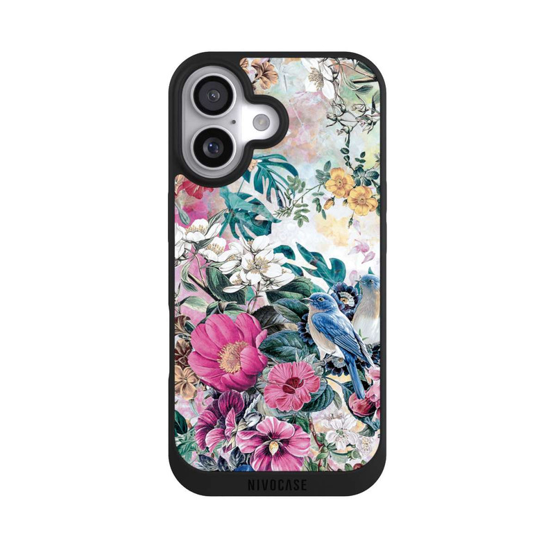 iPhone 17 NIVOpure Vögel und Blumen