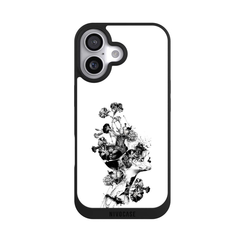 iPhone 17 NIVOpure Gebrochen Schwarz/Weiß