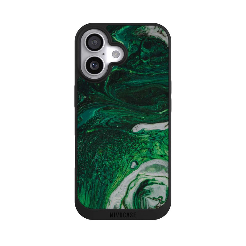 iPhone 17 NIVOpure Green oil texture