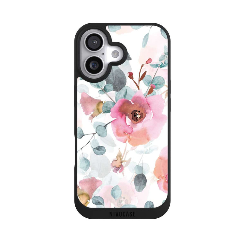 iPhone 17 NIVOpure Papier Peint Fleur Aquarelle