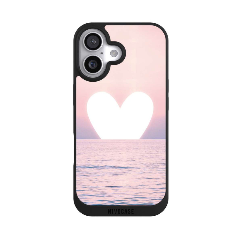 iPhone 17 NIVOpure Herz-Sonnenuntergang
