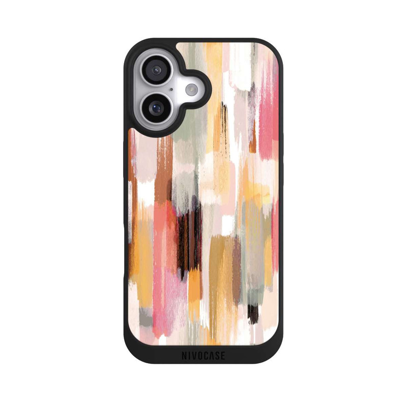 iPhone 17 NIVOpure Abstract Brushstrokes Autumn Shades