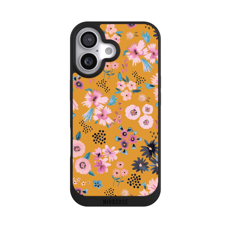 iPhone 17 NIVOpure Kleine Blumen senfgelb