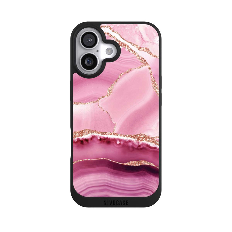 iPhone 17 NIVOpure Marbre Sirène Rose