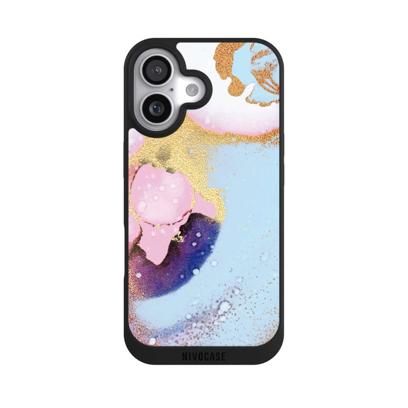 iPhone 17 NIVOpure Pastell Glamour Tintenstruktur