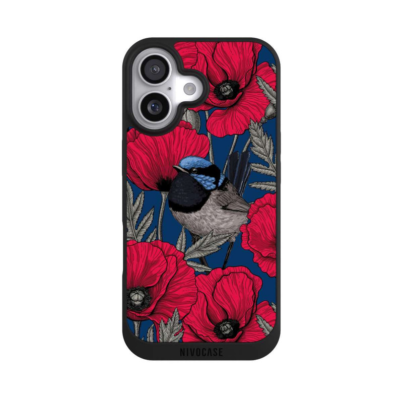 iPhone 17 NIVOpure Zaunkönige und Mohnblumen 2