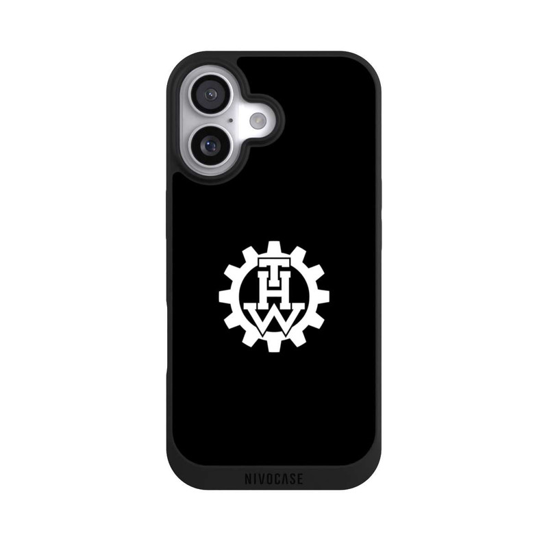 iPhone 17 NIVOpure THW Logo Schwarz