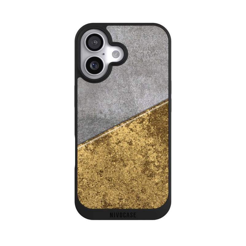 iPhone 17 NIVOpure Concrete and Gold look