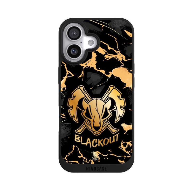 iPhone 17 NIVOpure Marble Gold Logo