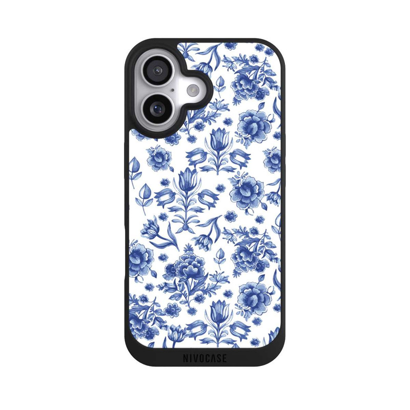 iPhone 17 NIVOpure Blue Flower Pattern - Delft (NL)