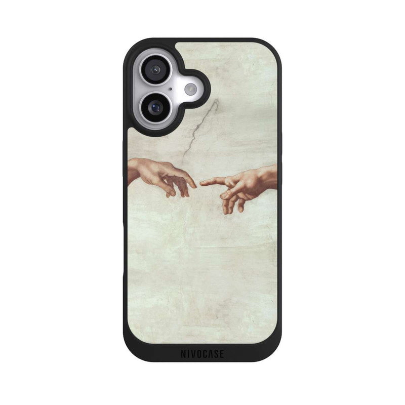 iPhone 17 NIVOpure Die Hände von Gott und Adam von Michelangelo Buonarroti