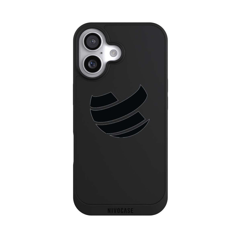 iPhone 17 NIVOpure Icon Schwarz Transparent