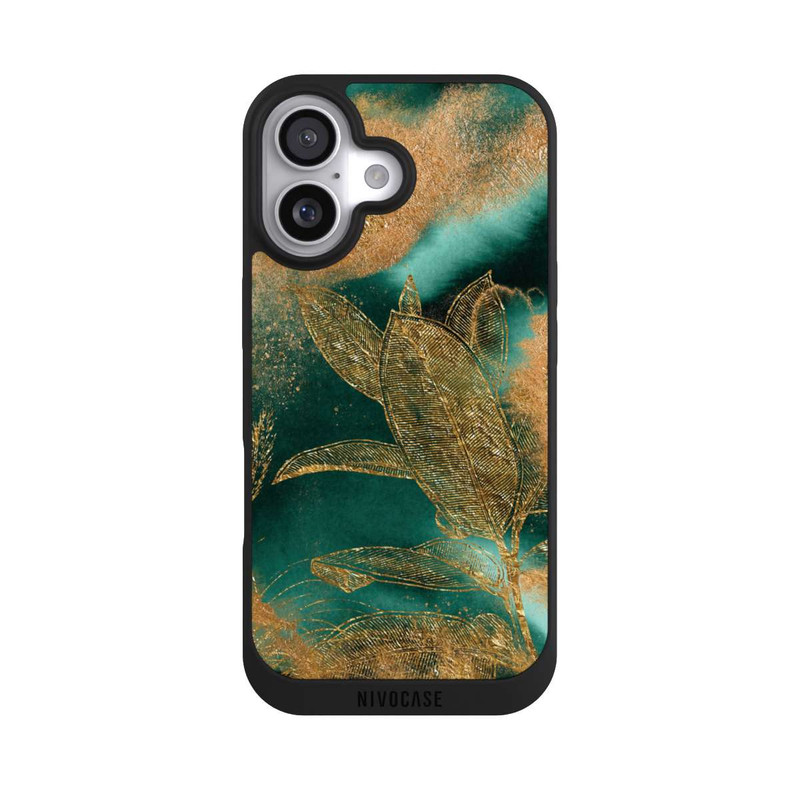 iPhone 17 NIVOpure Gold und Grün Natur