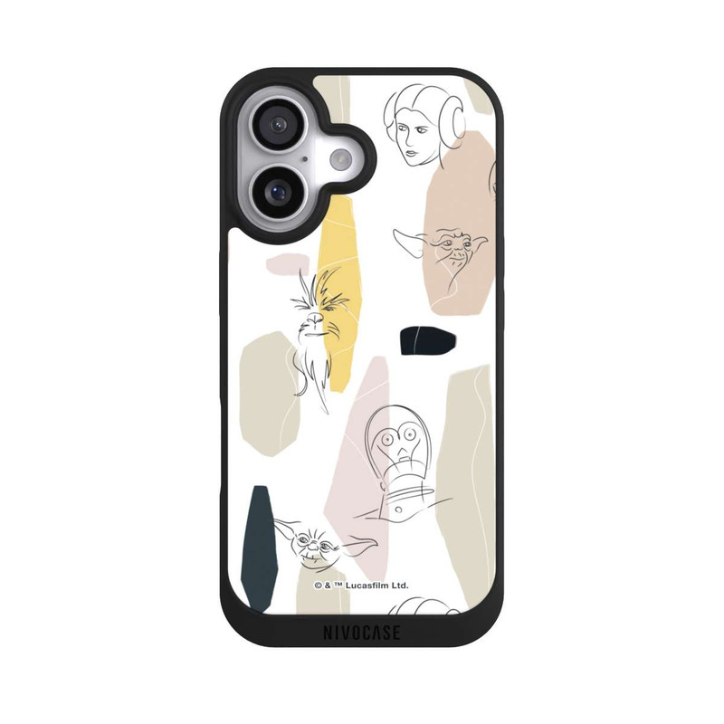 iPhone 17 NIVOpure Helle Seite Line Art