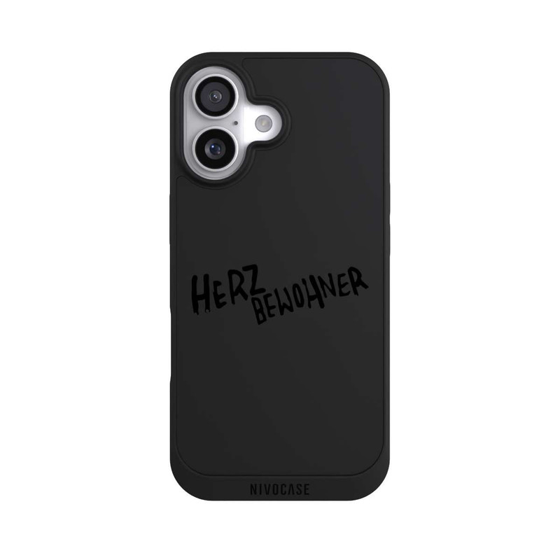 iPhone 17 NIVOpure Herzbewohner Weiß Transparent