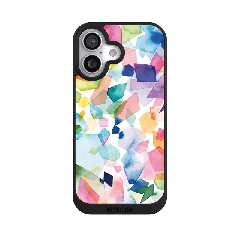 iPhone 17 NIVOpure Colorful Watercolor Gems Diamonds