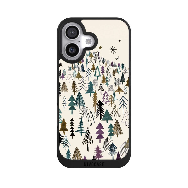 iPhone 17 NIVOpure Mountain Trees Forest Purple