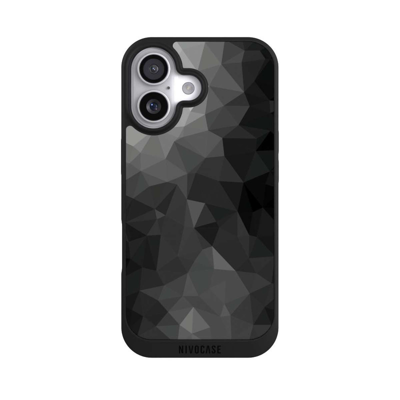 iPhone 17 NIVOpure Polygonal Mosaic black/white